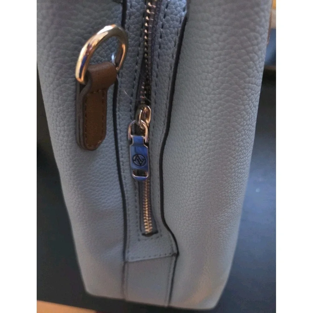 Beautiful NWT ADRIENNE VITTADINI Compartment Satchel Handbag + Pouch MSRP $190‎